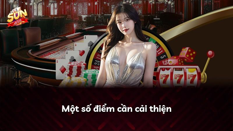 Một số điểm cần cải thiện